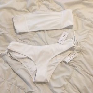 White bikini